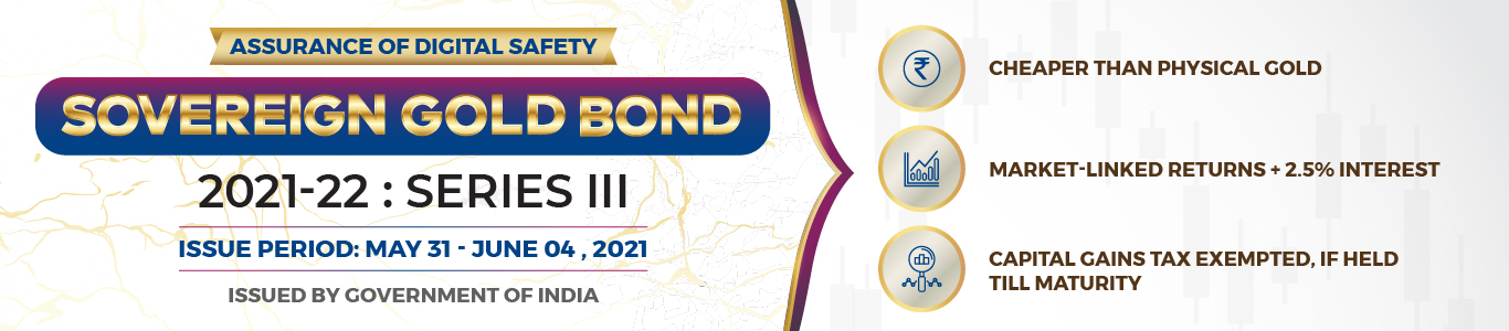 Sovereign Gold Bond 2021-22 Series 3
